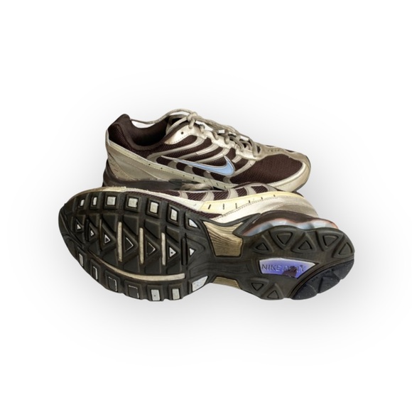 Nike ✔︎ Reax 3 Running Shoes Sneakers ✔︎ Brown Silver Light Blue Swoosh ✔︎ 7M - Picture 12 of 16